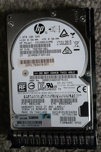 HPE 1.80 TB Hard Drive - 2.5" Internal - SAS (12Gb/s SAS) in Kuwait