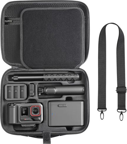Carrying Case for Insta360 ACE Pro/Ace Pro 2 Xplorer Grip Pro Kit Print Accessories Storage Travel Bag for Insta 360 2 in 1Multi Mount/114cm Selfie Stick in Kuwait