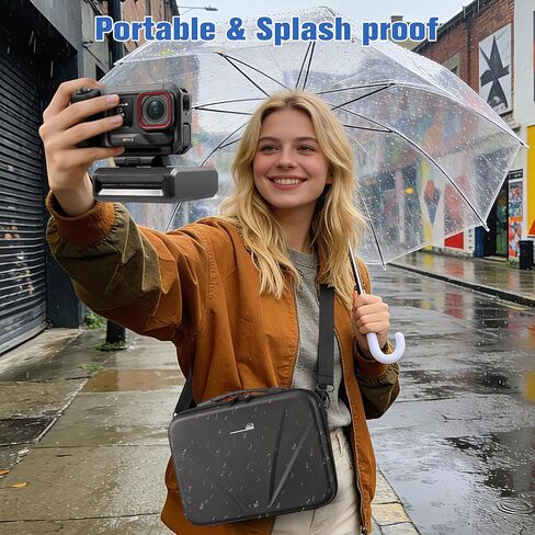 Carrying Case for Insta360 ACE Pro/Ace Pro 2 Xplorer Grip Pro Kit Print Accessories Storage Travel Bag for Insta 360 2 in 1Multi Mount/114cm Selfie Stick in Kuwait
