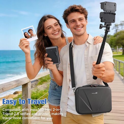 Carrying Case for Insta360 ACE Pro/Ace Pro 2 Xplorer Grip Pro Kit Print Accessories Storage Travel Bag for Insta 360 2 in 1Multi Mount/114cm Selfie Stick in Kuwait