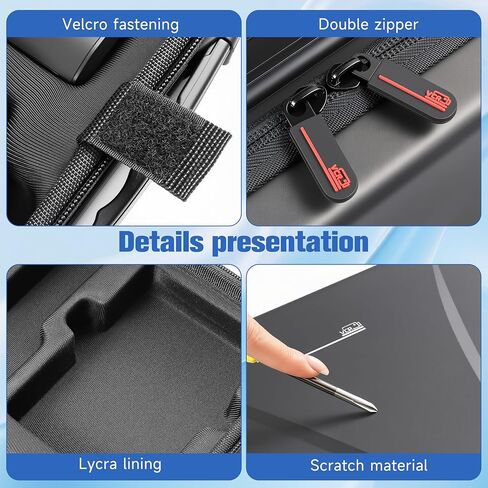 Carrying Case for Insta360 ACE Pro/Ace Pro 2 Xplorer Grip Pro Kit Print Accessories Storage Travel Bag for Insta 360 2 in 1Multi Mount/114cm Selfie Stick in Kuwait