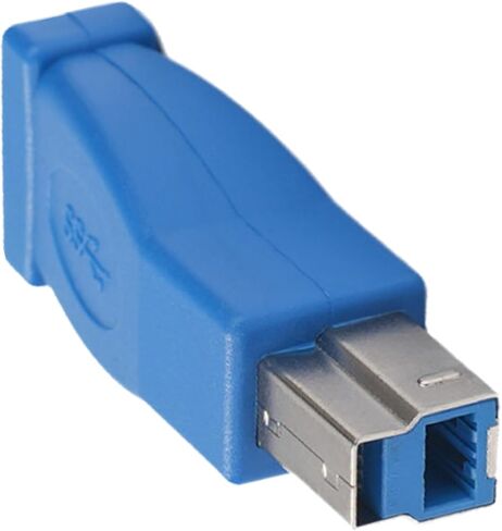 محول USB B ذكر C إلى محولات ذكر الطابعة للطابعات ومحركات الأقراص الصلبة يتيح نقل البيانات بسرعة عالية وموصلات الطابعة B in Kuwait