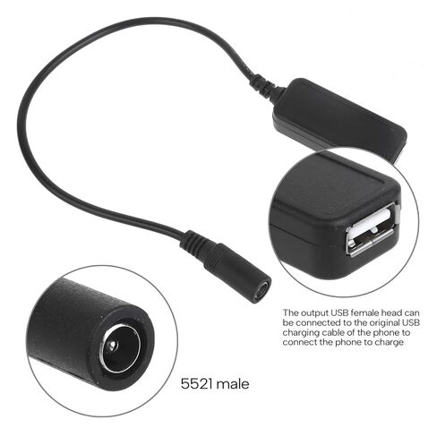 5.5 × 2.1 ملم إلى محول طاقة موصل USB لمحول صغير أو محول شحن in Kuwait