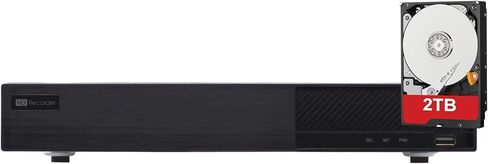 8 قنوات PoE 4K NVR، متوافق مع NDAA، 12 ميجابكسل، H.265، 1xSATA، HDMI/VGA، مراقبة متنقلة (NVR مع 4 تيرابايت) in Kuwait