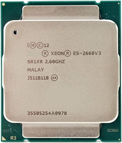 معالج Xeon E5 2660 V3 CPU 2.6G يخدم LGA 2011-3 E5-2660 2660V3 الكمبيوتر المكتبي للوحة الأم X99 in Kuwait