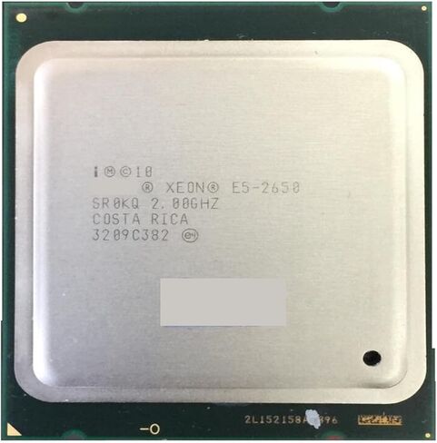 معالج Xeon E5-2650 E5 2650 CPU 2.0 LGA 2011 SROKQ C2 Octa c سطح المكتب العمل العادي in Kuwait
