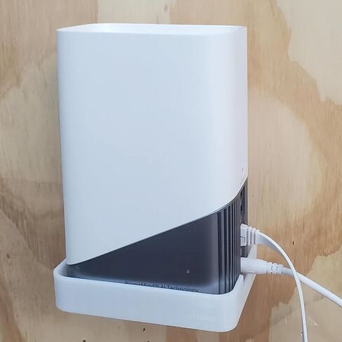 Wall Mount Holder for eufy Security HomeBase 380 (HomeBase 3). Mount The Device up high for Optimal Signal Broadcast! 3D Printed in Kuwait