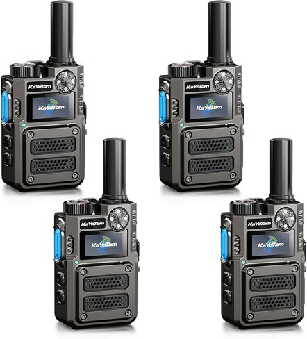 （Heavy Duty） Lifetime Free Unlimited Range Long Range Walkie Talkies for Adults Rapid 4G LTE PoC Two Way Radios Long Distance with Nationwide Range for Team Management,Truck Fleet (4 Pack) in Kuwait