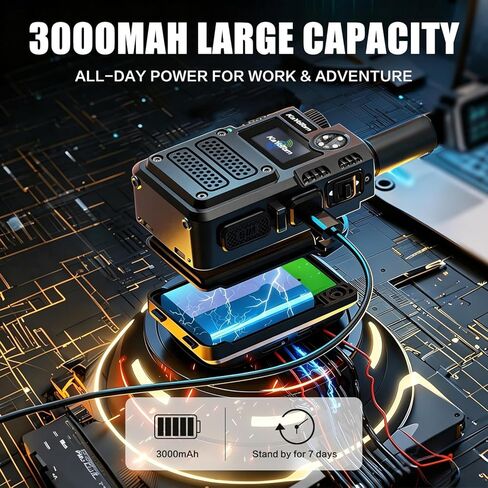 （Heavy Duty） Lifetime Free Unlimited Range Long Range Walkie Talkies for Adults Rapid 4G LTE PoC Two Way Radios Long Distance with Nationwide Range for Team Management,Truck Fleet (4 Pack) in Kuwait