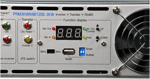 3000 Watt Negative 48 Volt Rack Mount Inverter to 120 Volt AC – 2U (-48V) in Kuwait