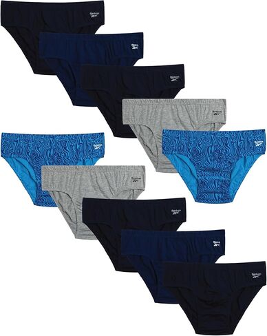 Reebok Men’s Underwear – Low Rise Briefs with Contour Pouch (10 Pack) in Kuwait