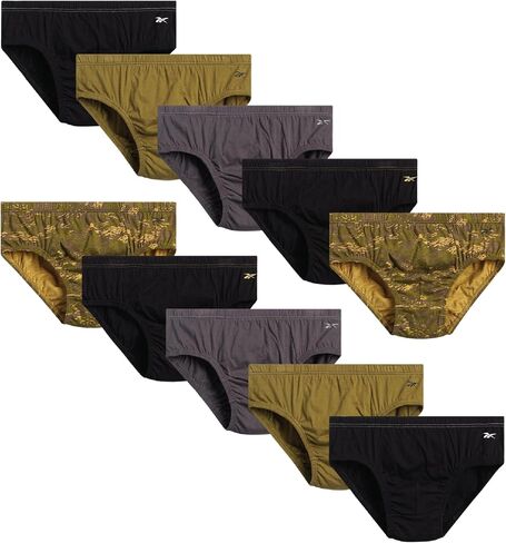 Reebok Men’s Underwear – Low Rise Briefs with Contour Pouch (10 Pack) in Saudi Arabia
