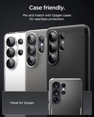 Spigen Camera Lens Screen Protector [GlasTR EZ Fit Optik Pro] Designed for Galaxy S26 Ultra [Case Friendly][2 Pack] in Kuwait