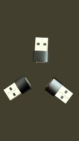 3 𝐏𝐚𝐜𝐤 محول USB C، محول شاحن من النوع C أنثى إلى ذكر لشاحن iPhone 17، وiWatch Ultra SE 9 10، وiPhone 17 Pro Max 16 15 14، وSamsung S25، وAirPods، وiPad. in Kuwait