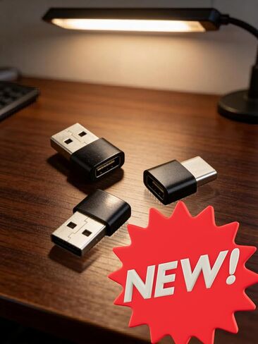 3 𝐏𝐚𝐜𝐤 محول USB C، محول شاحن من النوع C أنثى إلى ذكر لشاحن iPhone 17، وiWatch Ultra SE 9 10، وiPhone 17 Pro Max 16 15 14، وSamsung S25، وAirPods، وiPad. in Kuwait