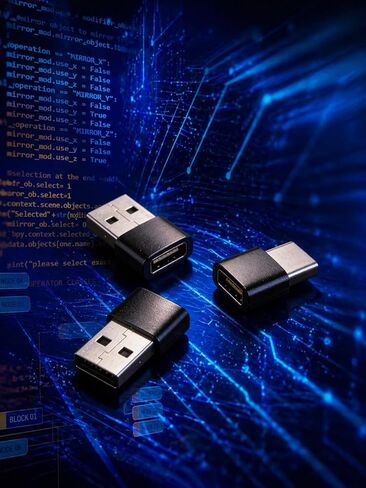 3 𝐏𝐚𝐜𝐤 محول USB C، محول شاحن من النوع C أنثى إلى ذكر لشاحن iPhone 17، وiWatch Ultra SE 9 10، وiPhone 17 Pro Max 16 15 14، وSamsung S25، وAirPods، وiPad. in Kuwait