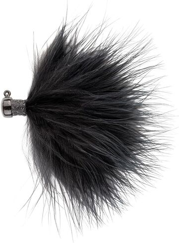 Northland Tackle Marabou JIG / 20.75" / 1/8 OZ - #1 HK / 2 Pack/Black in Kuwait