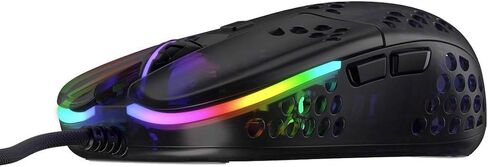Xtrfy MZ1, Ultra-Light Wired Gaming Mouse, Cutting-Edge Pixart 3389 Sensor, Unique Shape for Optimum Aim, Adjustable RGB Lighting, Zy’s Rail Edition (Renewed) in Kuwait