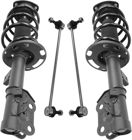 TRQ Front Suspension Kit Complete Strut & Coil Spring Assembly Sway Bar Stabilizer Link Compatible with 2013-2016 Mazda CX-5 in Saudi Arabia