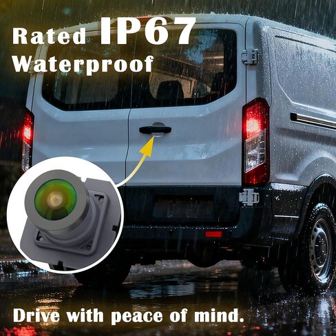 كاميرا احتياطية للرؤية الخلفية متوافقة مع 2015-2017 Ford Transit-150، Transit-250، Transit-350/HD وTransit Cargo Van 2018 2019، تحل محل CK4Z19G490A CK4T-19G490-AB in Kuwait