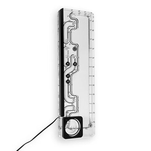 DIS-PRO D-RGB Distroplate for Corsair 7000D (SW10163) - خزان تبريد مياه مخصص مع محول مضخة متكامل، 463 × 135 × 33 مم، متوافق مع مضخات D5 وDDC in Kuwait