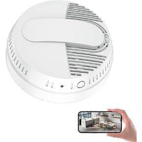 10000mAh Smoke Detector Hidden Camera, Compact 1080P Spy Camera Smoke Detector Supports 2.4G WiFi, Night Vision, Motion Detection & Free Mobile App — No Monthly Subscription. in Saudi Arabia