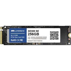 LinkMore XE300 SE 256GB PCIe Gen3 NVMe M.2 2280 Internal Solid State Drive, Gen3.0X4 Read Speed Up to 2100MB/s for Latop and PC in Saudi Arabia