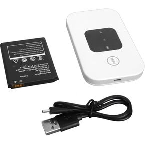 Naroote 4G LTE Mobile WiFi Hotspot, Portable WiFi Router, 4G LTE Hotspot with SIM Card Slot for 10 Users & High Speed Internet, Ideal for Europe, Asia, Africa & Middle in Kuwait
