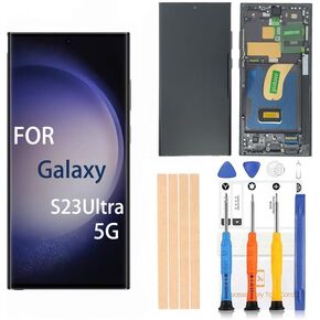 استبدال شاشة Samsung Galaxy A03S OEM لشاشة Samsung SM-A037u A037u1 استبدال شاشة LCD مقاس 6.5 بوصة مع محول رقمي لشاشة تعمل باللمس مع ملحقات كاملة [(أسود مع إطار) in Kuwait