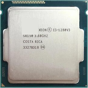 Xeon E3-1280 V3 E3 1280 1280v3 3.5 GHz Quad-Core Eight-Thread CPU Processor L2=1M L3=8M 82W LGA 1150 in Kuwait