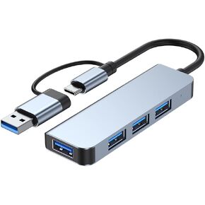 CAMVATE 4-Port Slim USB 3.0 Type-C Type-A Hub-3405 in Kuwait
