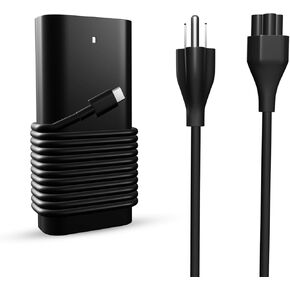 شاحن كمبيوتر محمول USB-C بقدرة 65 واط متوافق مع Dell Latitude 5450 5420 5350 7450 7430 7420، XPS 13، Inspiron 14 16، Chromebook 3100، بديل لجهاز الكمبيوتر المحمول Dell بقدرة 65 وات USB-C Aadpter Power Supply in Kuwait