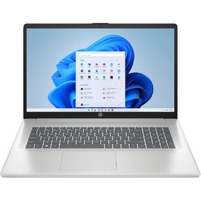 HP 2025 Laptop | 17-CN500 | 17.3" 1920 x 1080 IPS | Intel-12 Core Ultra 7 255U | 32GB DDR5 | 1TB SSD | Windows 11 Home | Wi-Fi 6 - Bluetooth 5.3 - Backlit Keyboard - 720p HD Camera - Natural Silver in Kuwait