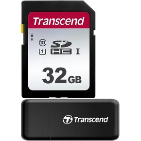 Transcend SDC300S 32GB SDHC SD Card and Card Reader Bundle in Saudi Arabia