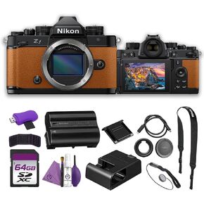 Nikon Zf FX Full Frame Mirrorless Camera 24.5MP with EXPEED (Orange) 4K Video IBIS Camera Bundle with Cleaning Kit + 64GB Memory Card in Kuwait