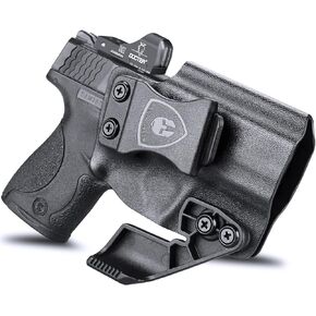 WARRIORLAND IWB Kydex Holster, Fits S&W M&P Shield Plus/Shield M2.0 / M1.0 (9mm/.40, 3.1" Barrel Only), Inside Waistband Appendix Concealed Carry, Adj. Cant & Retention, More Types for Option in Saudi Arabia