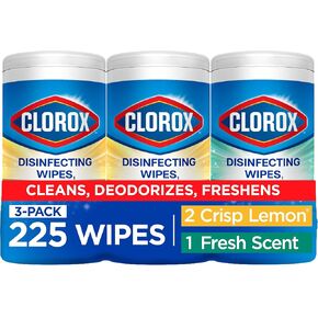 Fresh Step Clorox Disinfectant, 75 Count (Pack of 3), White, 225 in Saudi Arabia