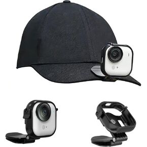 Hat Clip Mount for Insta360 GO Ultra, 360° Rotatable Baseball Cap Clip, Stable Quick Clamp, Hands-Free POV Vlogging Mount for Insta 360 GO Ultra Accessories in Saudi Arabia