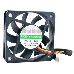 CHT6012RM-R15B 6 سم 6015 DC12V 0.30A 3pin مروحة تبريد محورية للتبديل إمدادات الطاقة in Saudi Arabia