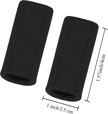 Finger SleevesThumb Braces Support Elastic Compression Protector Braces for Relieving Pain Calluses Arthritis Knuckle,20-Pieces in Saudi Arabia
