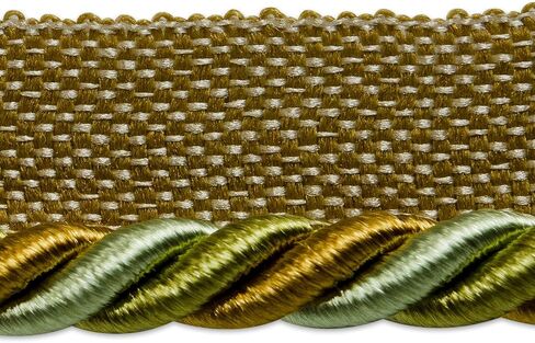 Trims by the Yard Preshea 3/8" Twisted Lip Cord Black Multi | (10 Yard Cut) Trim in Saudi Arabia