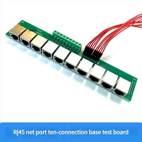 QINGFAN 10 Port RJ45 محطات كتلة لوحة اختبار الشبكات متعددة الوظائف لتوصيلات جهاز إيثرنت in Kuwait