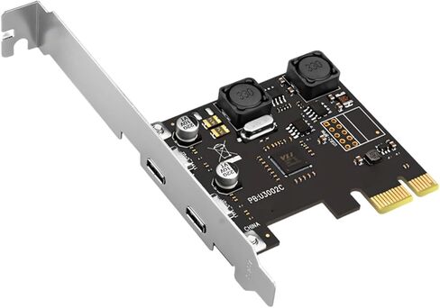 بطاقة Express ذات منفذين من النوع C 3.1 Gen1 لسطح المكتب تدعم تقنية UASP ونقل البيانات السريع وبطاقة USB C PCIe مزدوجة in Kuwait