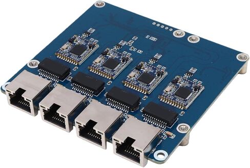 EBTOOLS PCIe to 4 2.5G ETH Board, 2.5Gbps Ethernet Expansion Card with RTL8156 Chipset for 5, Plug and Play, No Driver Needed in Kuwait