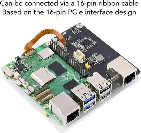 لوحة محول Yunseity PCIe إلى 2.5 جيجا إيثرنت، توصيل وتشغيل منفذ شبكة PCIe X1 Gen2 إلى 2.5 جيجا RJ45 مع وحدة تحكم RTL8125، لاستبدال أجهزة التوجيه RasPi 5 NAS in Kuwait