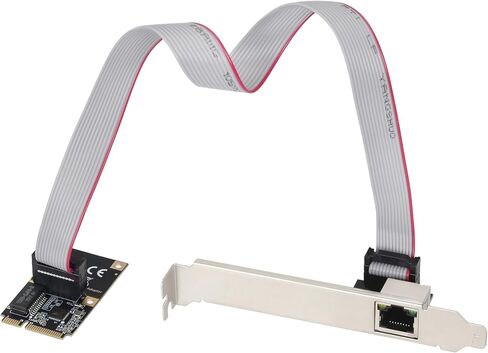 2.5G Ethernet Card, Mini PCI-E Network Adapter with Realtek RTL8125B, 10/100/1000/2500Mbps RJ45 LAN Controller, Support Windows/Linux for Desktop PC NAS in Kuwait