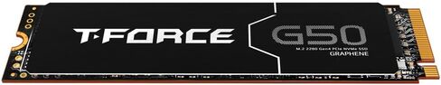 TEAMGROUP T-Force G50 2TB PCIe Gen4x4 NVMe M.2 2280 Gaming SSD، حتى 5000/4500 ميجابايت/ثانية، 3D TLC NAND، ذاكرة تخزين مؤقت SLC، موزع حرارة الجرافين، متوافق مع PS5، محرك أقراص الحالة الصلبة الداخلي TM8FFE002T0C134 in Kuwait
