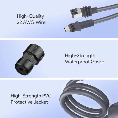 Ethernet Adapter, 24AWG 1200Mbps SPX to RJ45 Cable Coupler with Plug & Play IP68, Ideal for Enterprise to Router in Kuwait