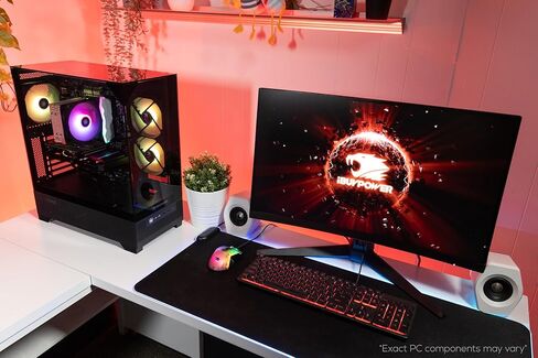 iBUYPOWER Element SE Gaming PC Desktop Computer AMD Ryzen 7 8700F CPU, NVIDIA RTX 5060Ti 8GB GPU, 32GB DDR5 RGB 5200MHz RAM, 1TB NVMe SSD, Windows 11 Home, Gamer Keyboard and Mouse - ESA7N56T01 in Kuwait