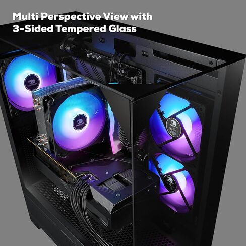 iBUYPOWER Element SE Gaming PC Desktop Computer AMD Ryzen 7 8700F CPU, NVIDIA RTX 5060Ti 8GB GPU, 32GB DDR5 RGB 5200MHz RAM, 1TB NVMe SSD, Windows 11 Home, Gamer Keyboard and Mouse - ESA7N56T01 in Kuwait
